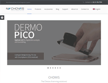 Tablet Screenshot of chowis.com
